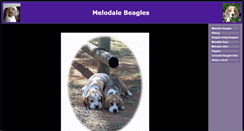 Desktop Screenshot of melodalebeagles.com